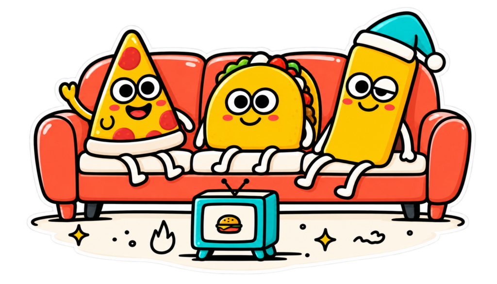 Foodoobie couch scene