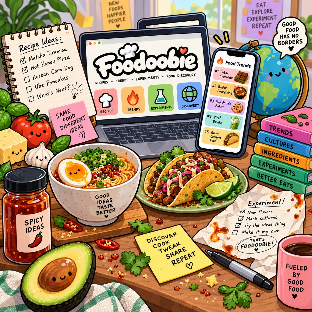Foodoobie recipes, food ideas, tools and culinary discovery