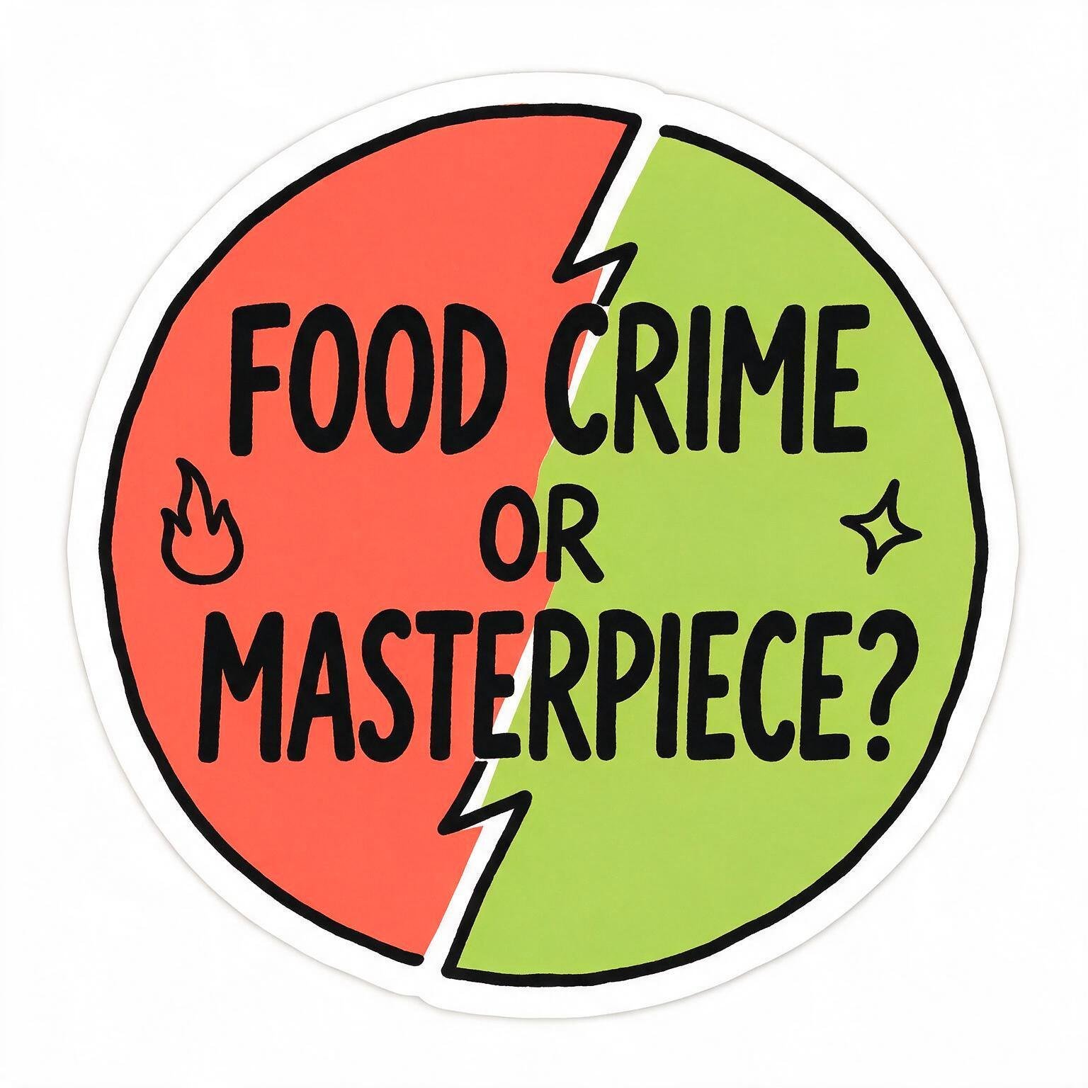 Food Crime or Masterpiece badge